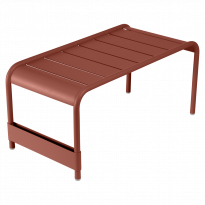 Grande table basse LUXEMBOURG de Fermob, ocre rouge