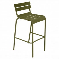 Chaise haute LUXEMBOURG de Fermob, Pesto