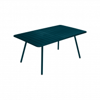 Table rectangulaire confort 6 LUXEMBOURG de Fermob, bleu acapulco