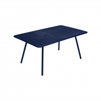 Table rectangulaire confort 6 LUXEMBOURG de Fermob, Bleu abysse