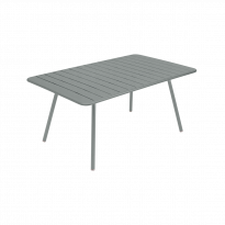 Table rectangulaire confort 6 LUXEMBOURG de Fermob,165x100, Gris Lapilli
