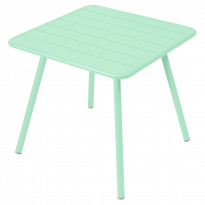 Table carrée 4 pieds LUXEMBOURG de Fermob, Vert opaline