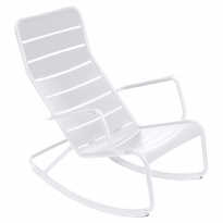 Rocking chair LUXEMBOURG de Fermob-Blanc coton 