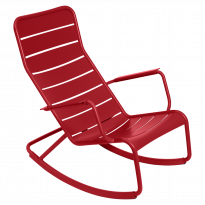 Rocking chair LUXEMBOURG de Fermob-Coquelicot