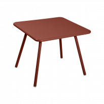 Table LUXEMBOURG KID 57 x 57 de Fermob, Ocre rouge