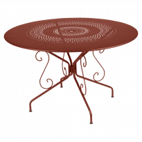 Table MONTMARTRE de Fermob D.117 Ocre rouge
