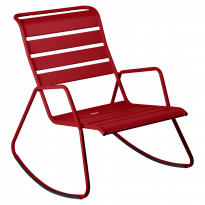Rocking Chair MONCEAU de Fermob, Coquelicot