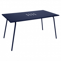 Table haute MONCEAU de Fermob, 146x80x74, Bleu abysse