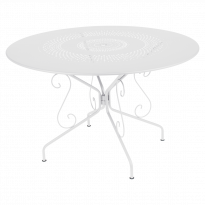 Table MONTMARTRE de Fermob D.117 blanc coton