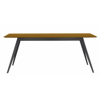 Table AISE rectangulaire de Treku, 190x90x75, Ocre