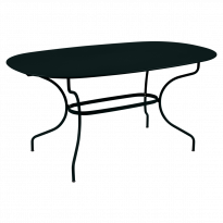 Table ovale 160x90 OPÉRA + de Fermob, Réglisse