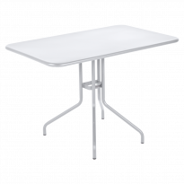 Table rabattable PÉTALE de Fermob 110 cm blanc coton