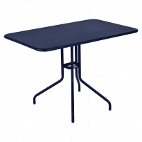 Table rabattable PÉTALE de Fermob 110 cm, Bleu abysse