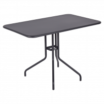 Table rabattable PÉTALE de Fermob 110 cm, Carbone 