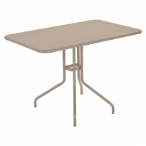 Table rabattable PÉTALE de Fermob 110 cm muscade