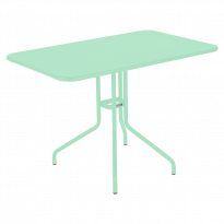 Table rabattable PÉTALE de Fermob 110 cm, Vert opaline