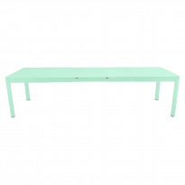 Table à allonges RIBAMBELLE de Fermob, 3 allonges, Vert opaline