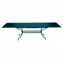 Table à allonges ROMANE Fermob, bleu acapulco