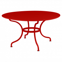 Table ronde D.137 ROMANE de Fermob, Coquelicot 