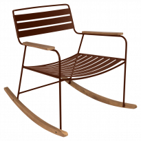 Rocking chair SURPRISING de Fermob, Ocre rouge