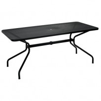 Table rectangulaire CAMBI de Emu, 180 x 80 cm, Noir