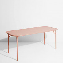 Table rectangulaire WEEK-END de Petite Friture, 180 x 85 x 75, Blush