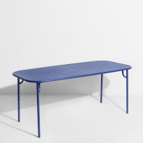 Table rectangulaire WEEK-END de Petite Friture, 180 x 85 x 75, Bleu