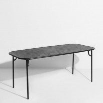 Table rectangulaire WEEK-END de Petite Friture, 180 x 85 x 75, Noir