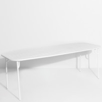 Table rectangulaire WEEK-END de Petite Friture, 220 x 85 x 75, Blanc