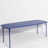 Table rectangulaire WEEK-END de Petite Friture, 220 x 85 x 75, Bleu