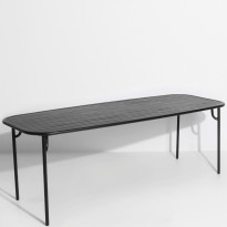 Table rectangulaire WEEK-END de Petite Friture, 220 x 85 x 75, Noir