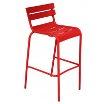 Chaise haute LUXEMBOURG de Fermob coquelicot