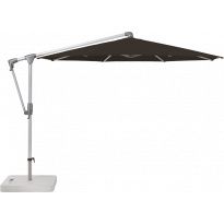 Parasol déporté SUNWING® CASA de Glatz, Structure anodisé naturel, Ø.300 cm, 408 Black