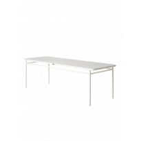 Table monacale T37 de Tolix, Blanc pur