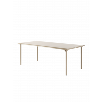 Table de jardin PATIO rectangulaire de Tolix, 200 x 100 cm, Beige gris